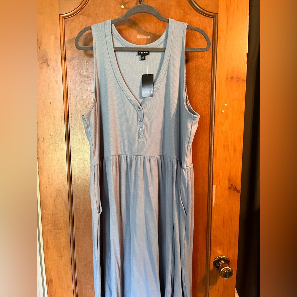 Torrid Midi Stretch Tank Dress Size 3